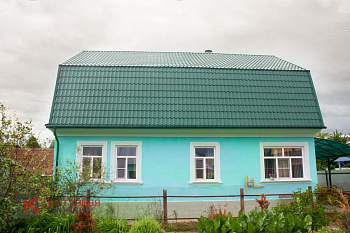 Металлочерепица Grand Line Classic GreenCoat Pural RAL 6020 Зеленый хром